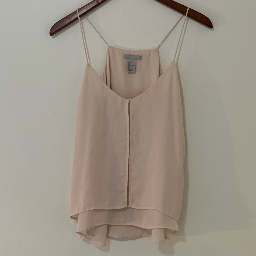 H&M Blush Layered Tank